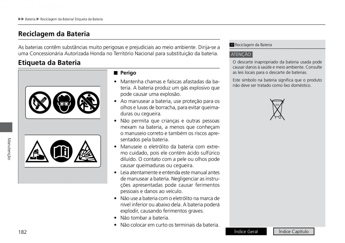 Honda City VI 6 manual del propietario / page 190