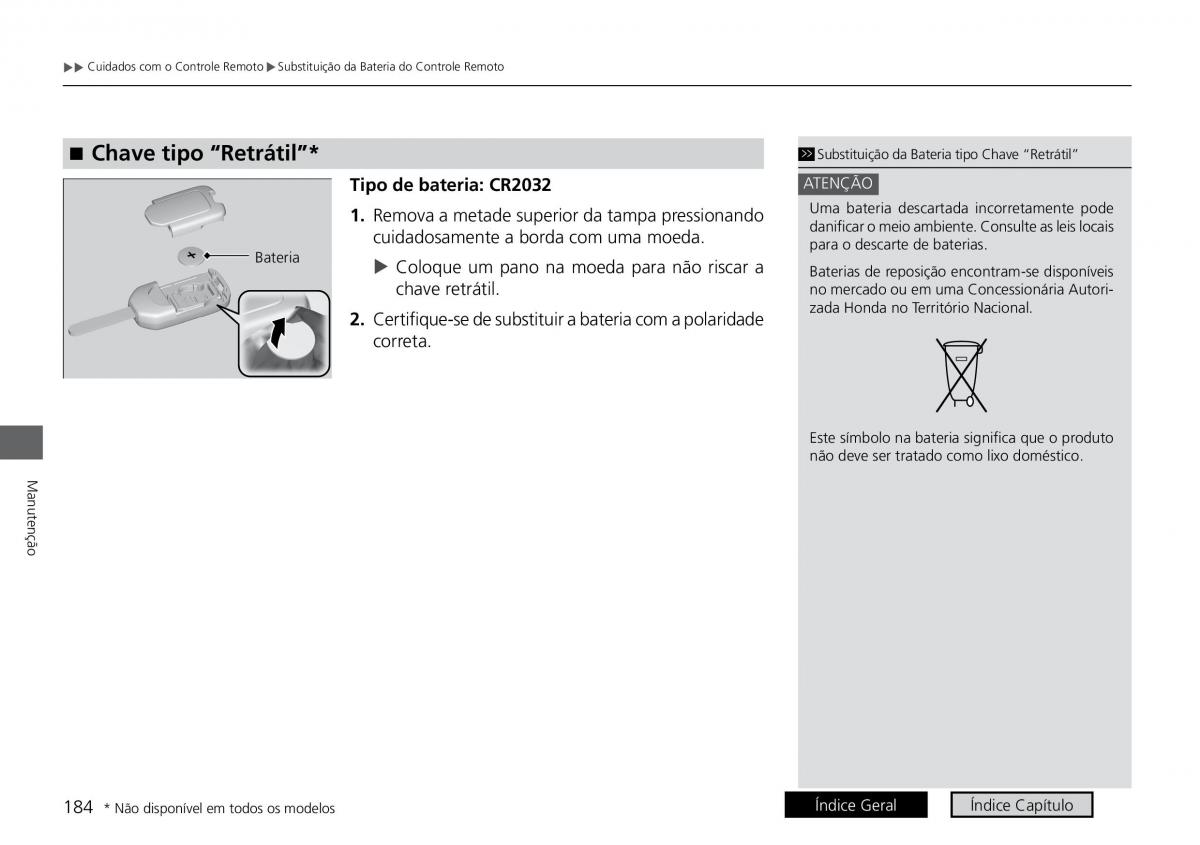 Honda City VI 6 manual del propietario / page 192