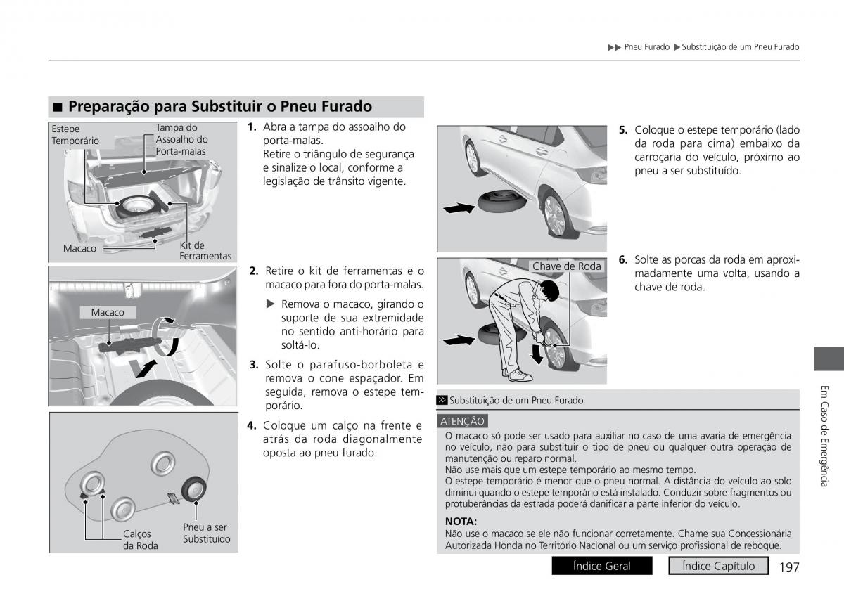 Honda City VI 6 manual del propietario / page 205