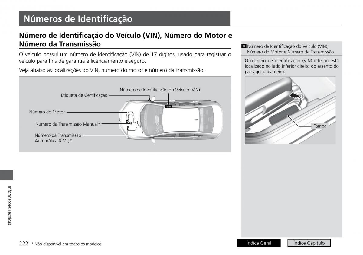 Honda City VI 6 manual del propietario / page 230