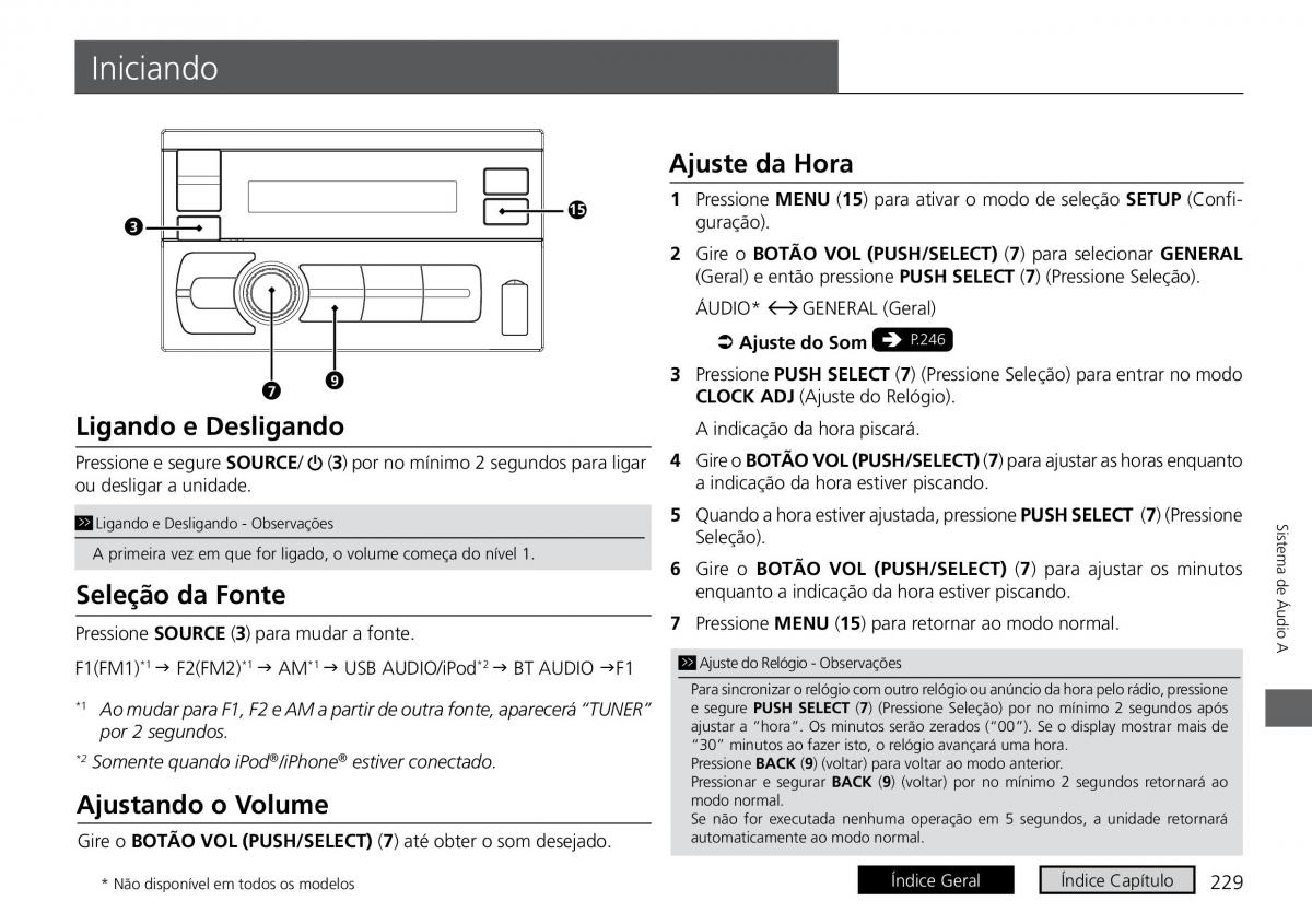 Honda City VI 6 manual del propietario / page 237