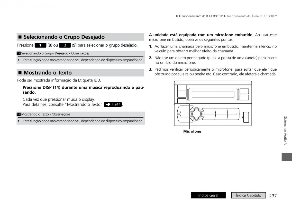 Honda City VI 6 manual del propietario / page 245