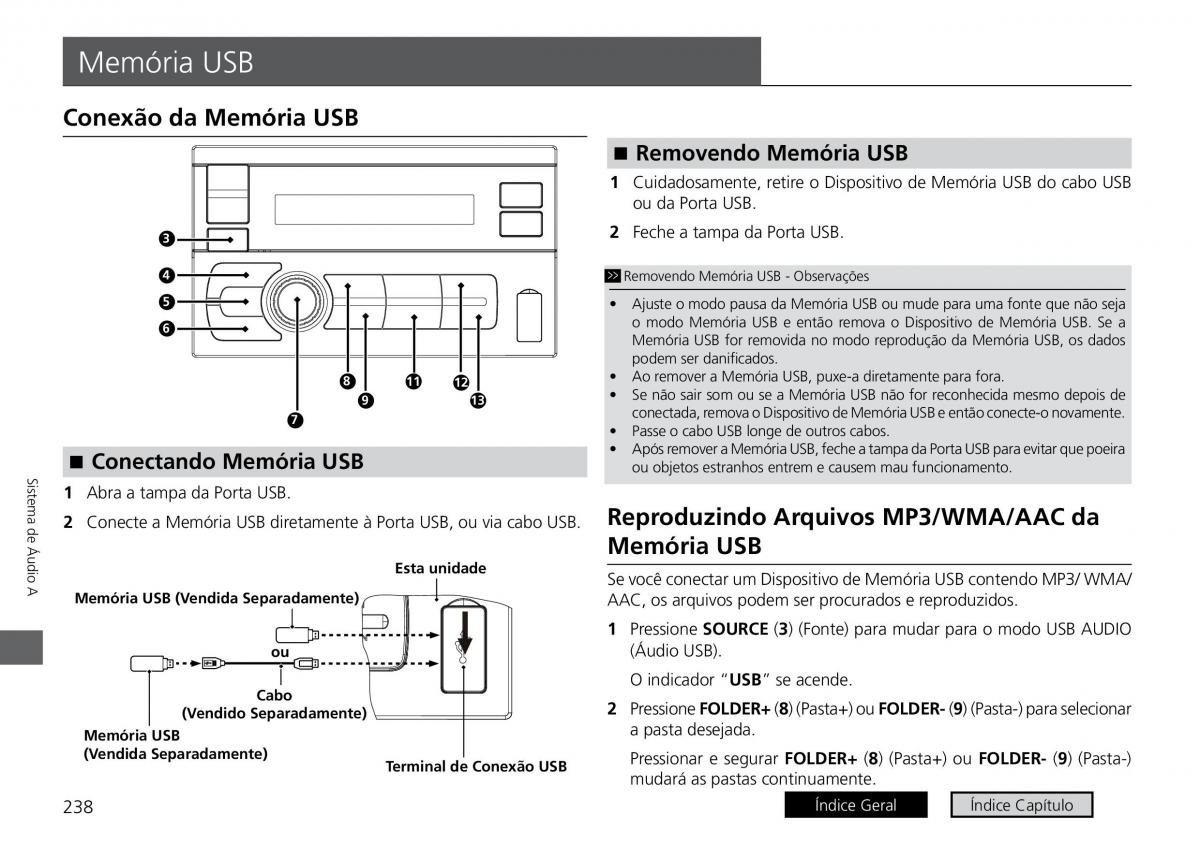 Honda City VI 6 manual del propietario / page 246