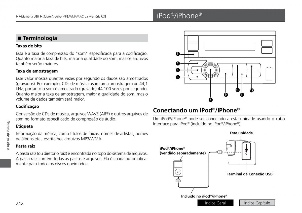 Honda City VI 6 manual del propietario / page 250