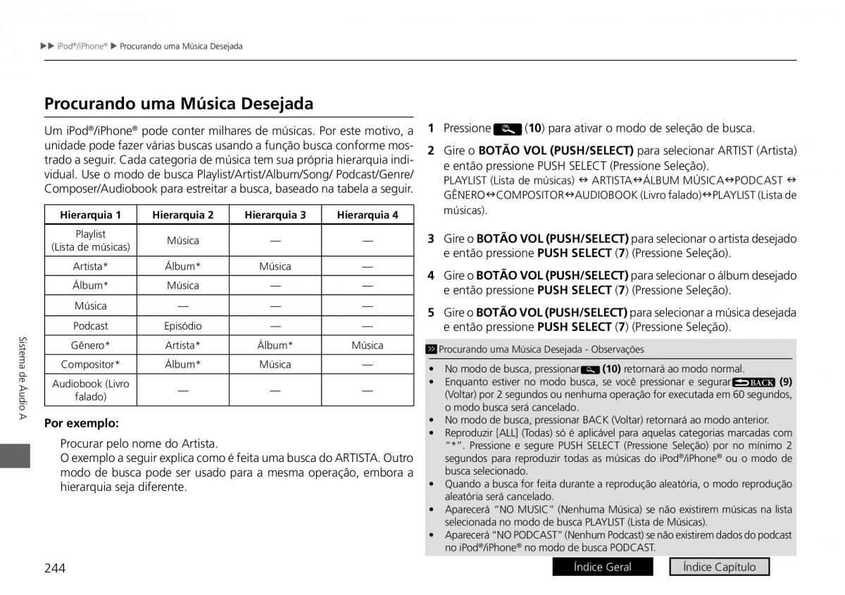 Honda City VI 6 manual del propietario / page 252