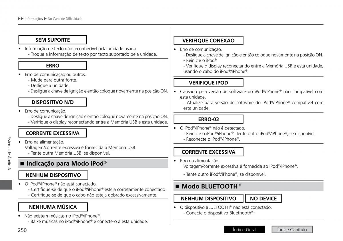 Honda City VI 6 manual del propietario / page 258