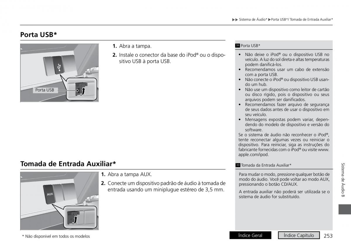 Honda City VI 6 manual del propietario / page 261