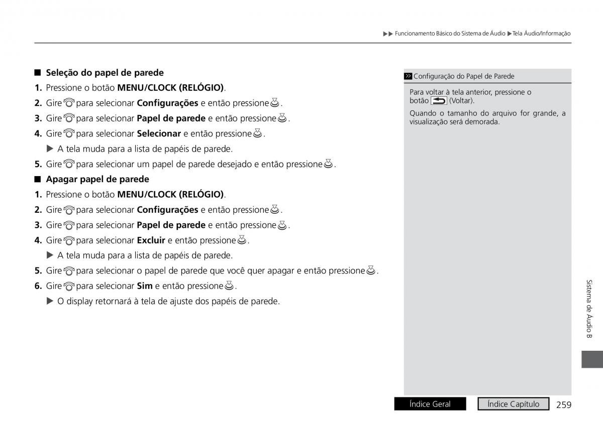 Honda City VI 6 manual del propietario / page 267