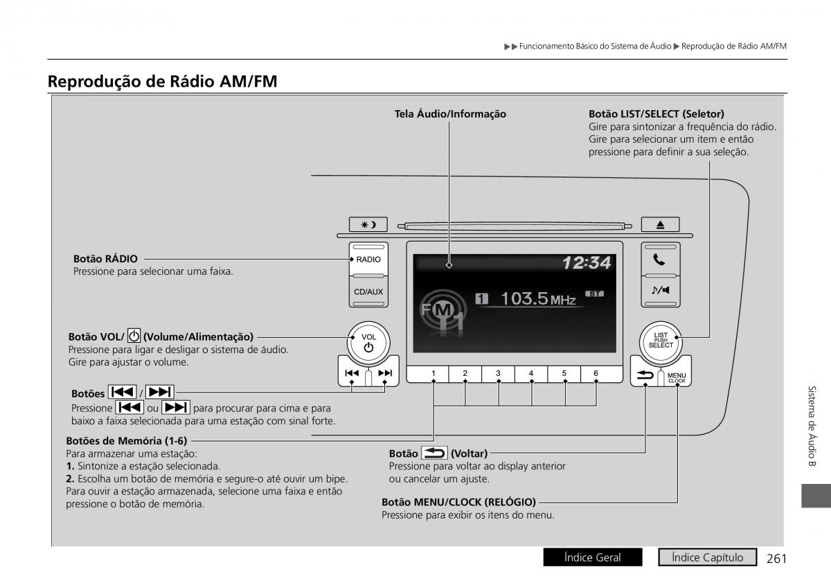 Honda City VI 6 manual del propietario / page 269