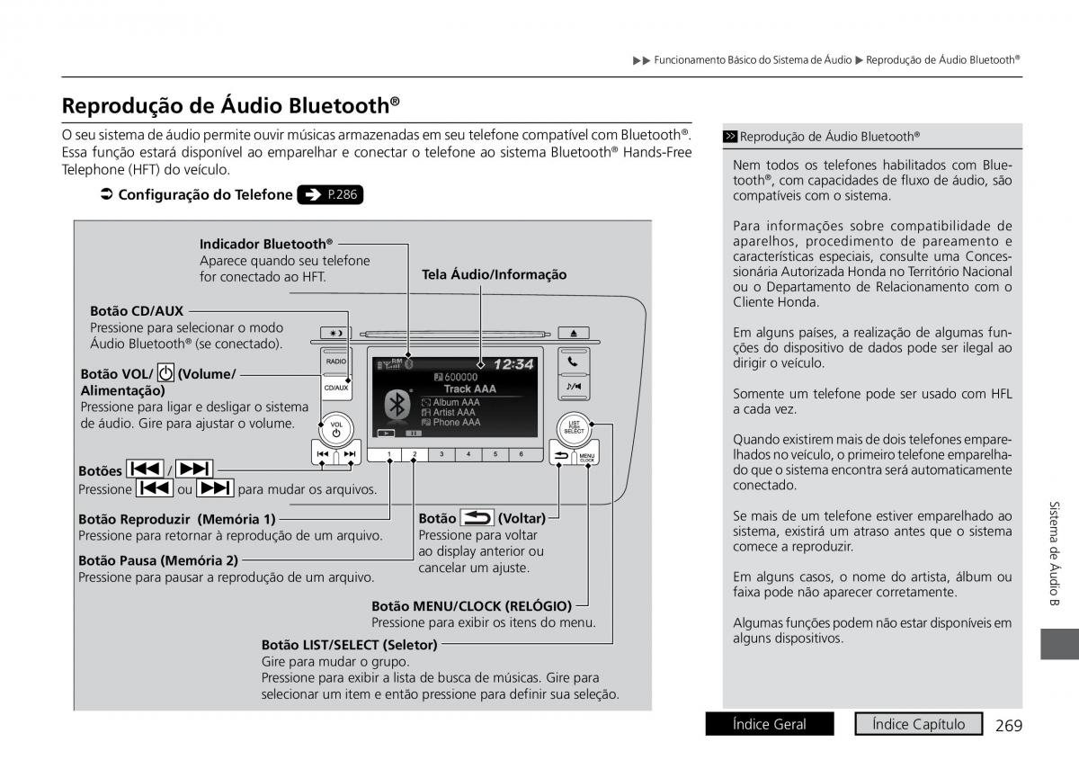 Honda City VI 6 manual del propietario / page 277