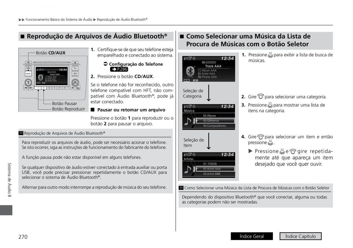 Honda City VI 6 manual del propietario / page 278