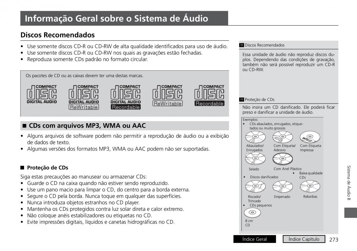 Honda City VI 6 manual del propietario / page 281