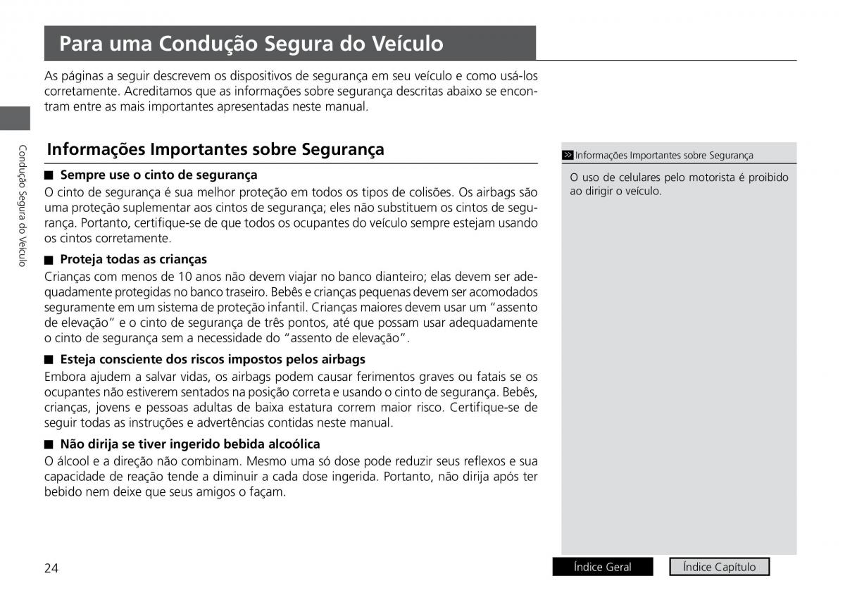 Honda City VI 6 manual del propietario / page 32