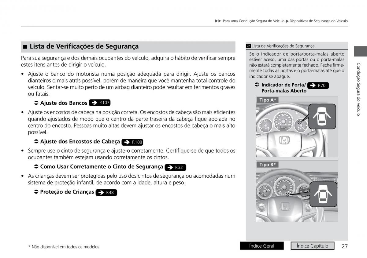 Honda City VI 6 manual del propietario / page 35