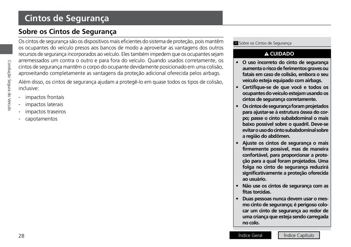 Honda City VI 6 manual del propietario / page 36