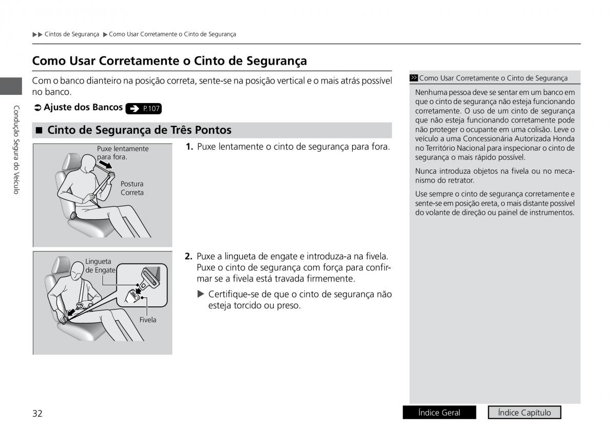 Honda City VI 6 manual del propietario / page 40