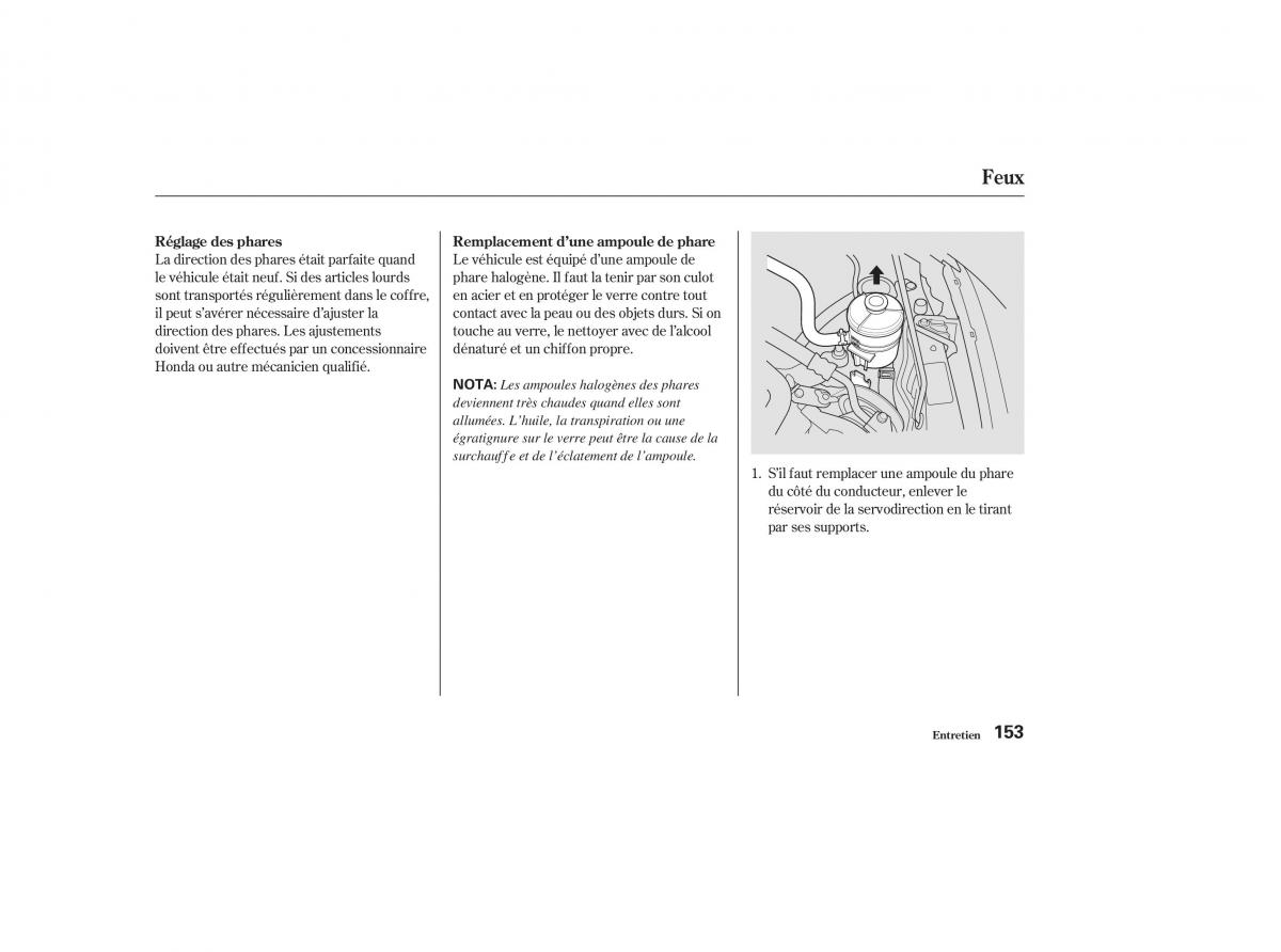 Honda Civic VII 7 manuel du proprietaire / page 152