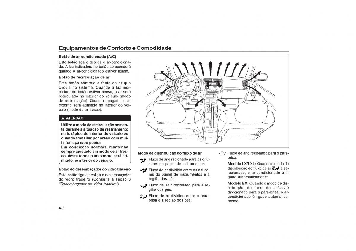 Honda Civic VII 7 manual del propietario / page 56