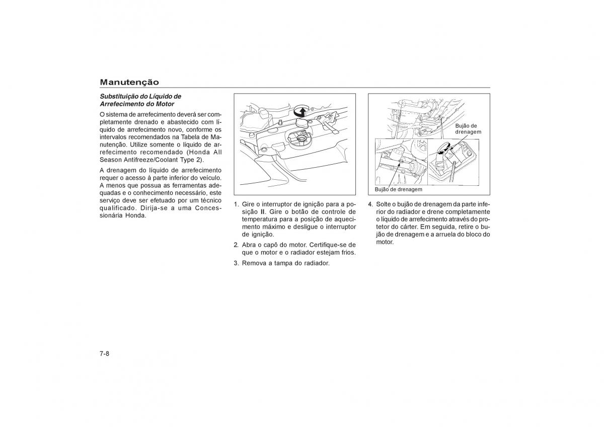 Honda Civic VII 7 manual del propietario / page 106