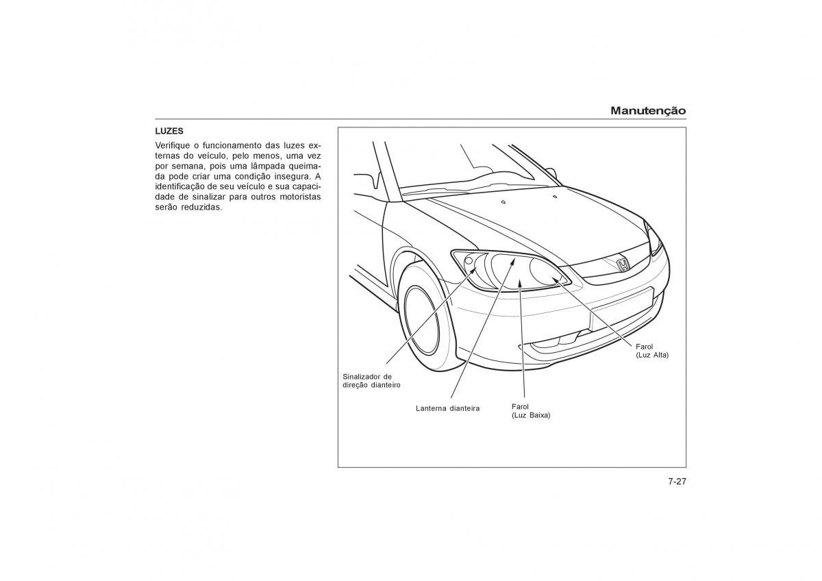 Honda Civic VII 7 manual del propietario / page 125