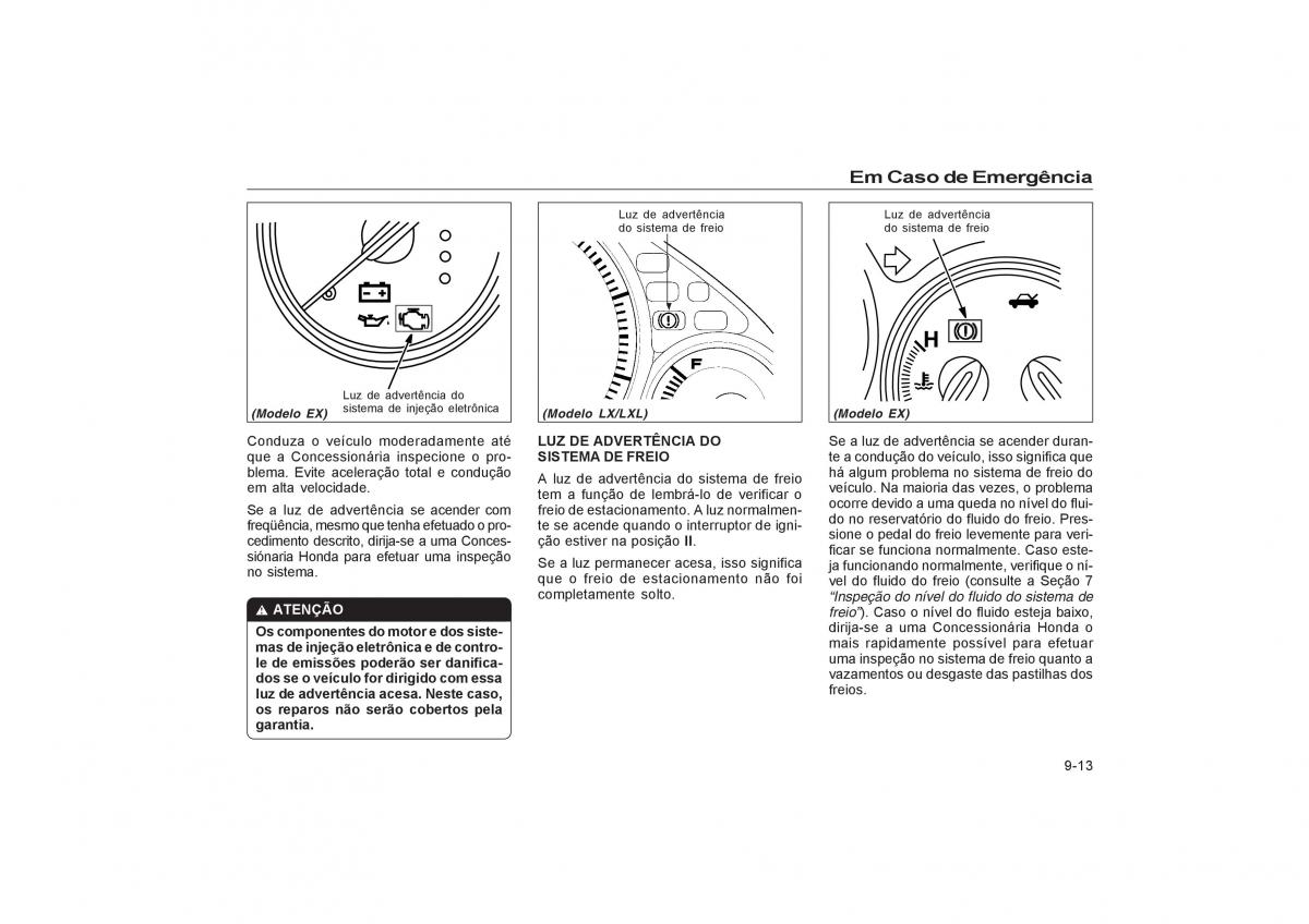 Honda Civic VII 7 manual del propietario / page 151