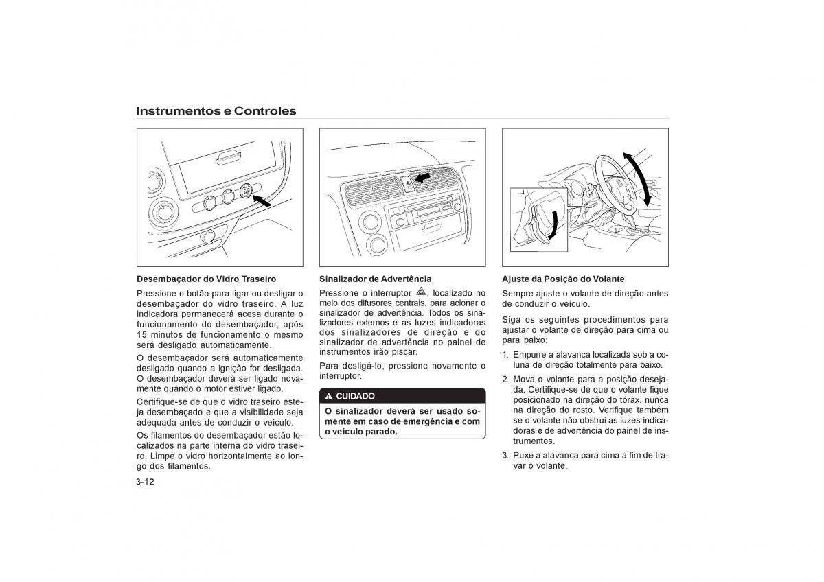 Honda Civic VII 7 manual del propietario / page 36