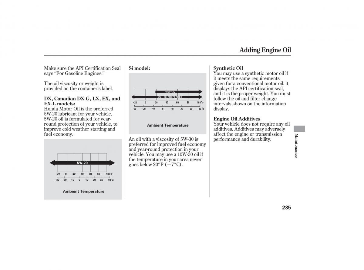 Honda Civic VIII 8 owners manual / page 55