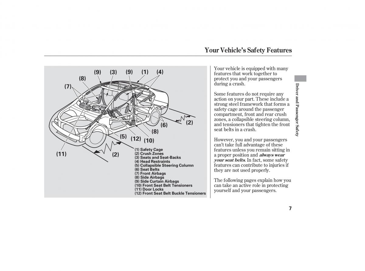 Honda Civic VIII 8 owners manual / page 69