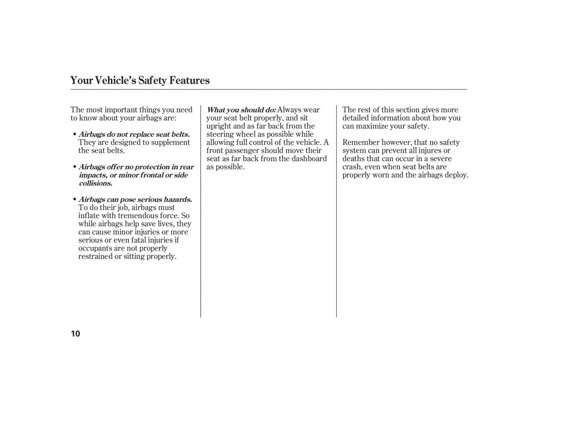 Honda Civic VIII 8 owners manual / page 72