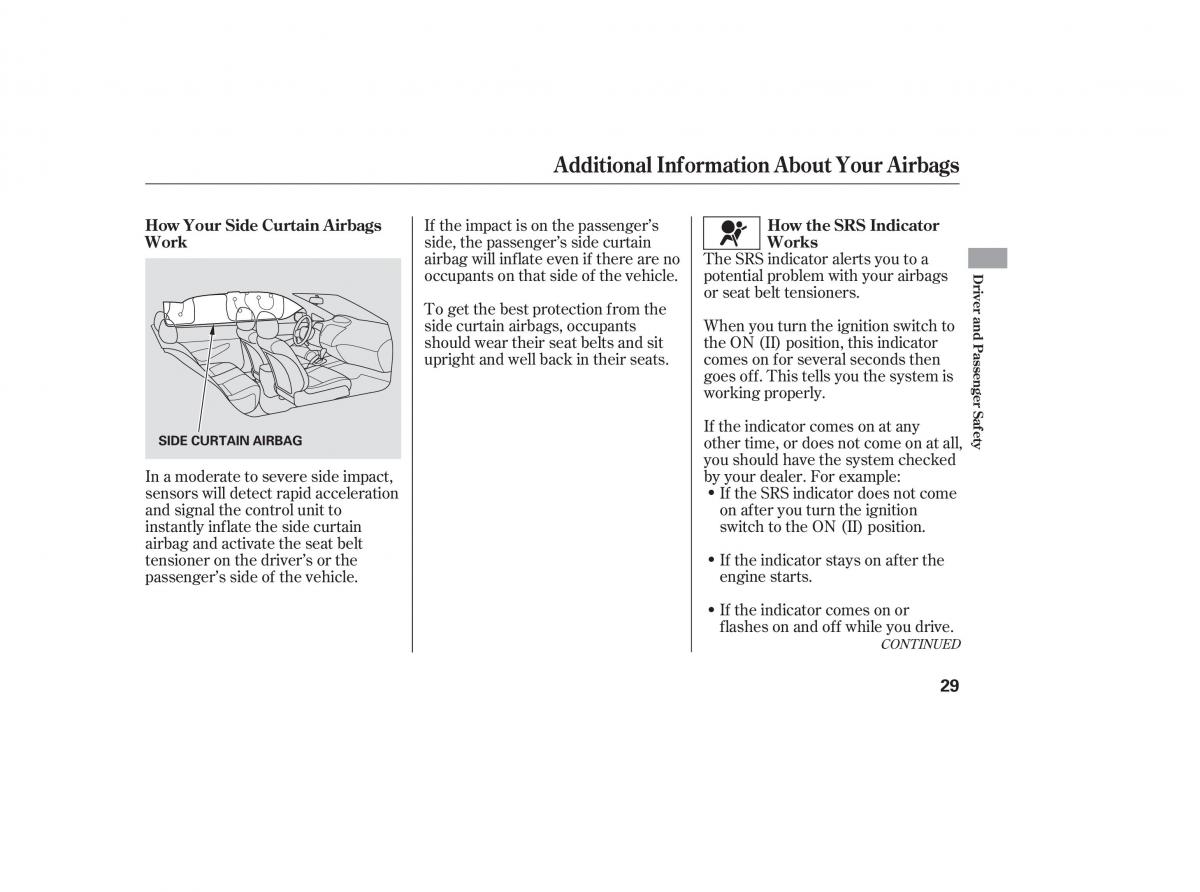 Honda Civic VIII 8 owners manual / page 97