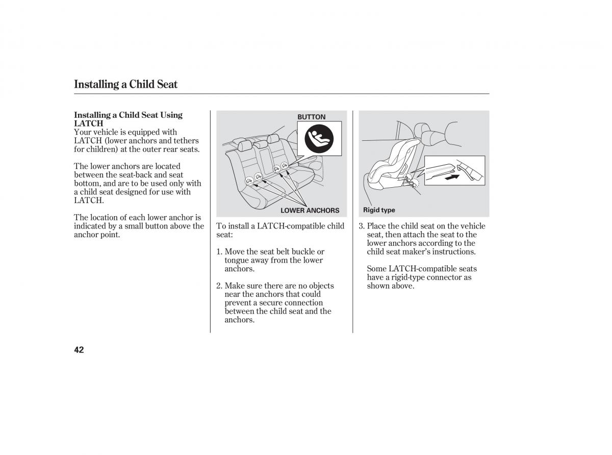 Honda Civic VIII 8 owners manual / page 116