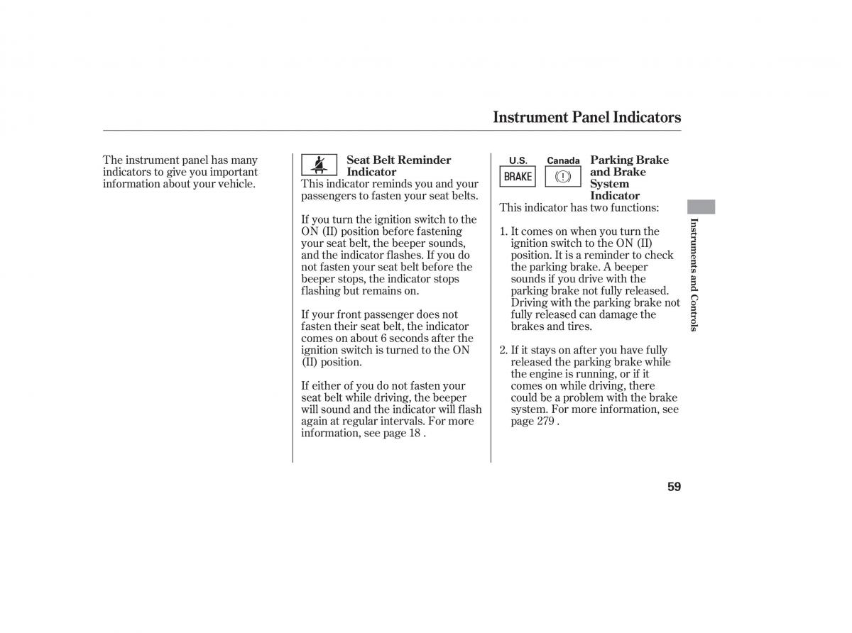 Honda Civic VIII 8 owners manual / page 134