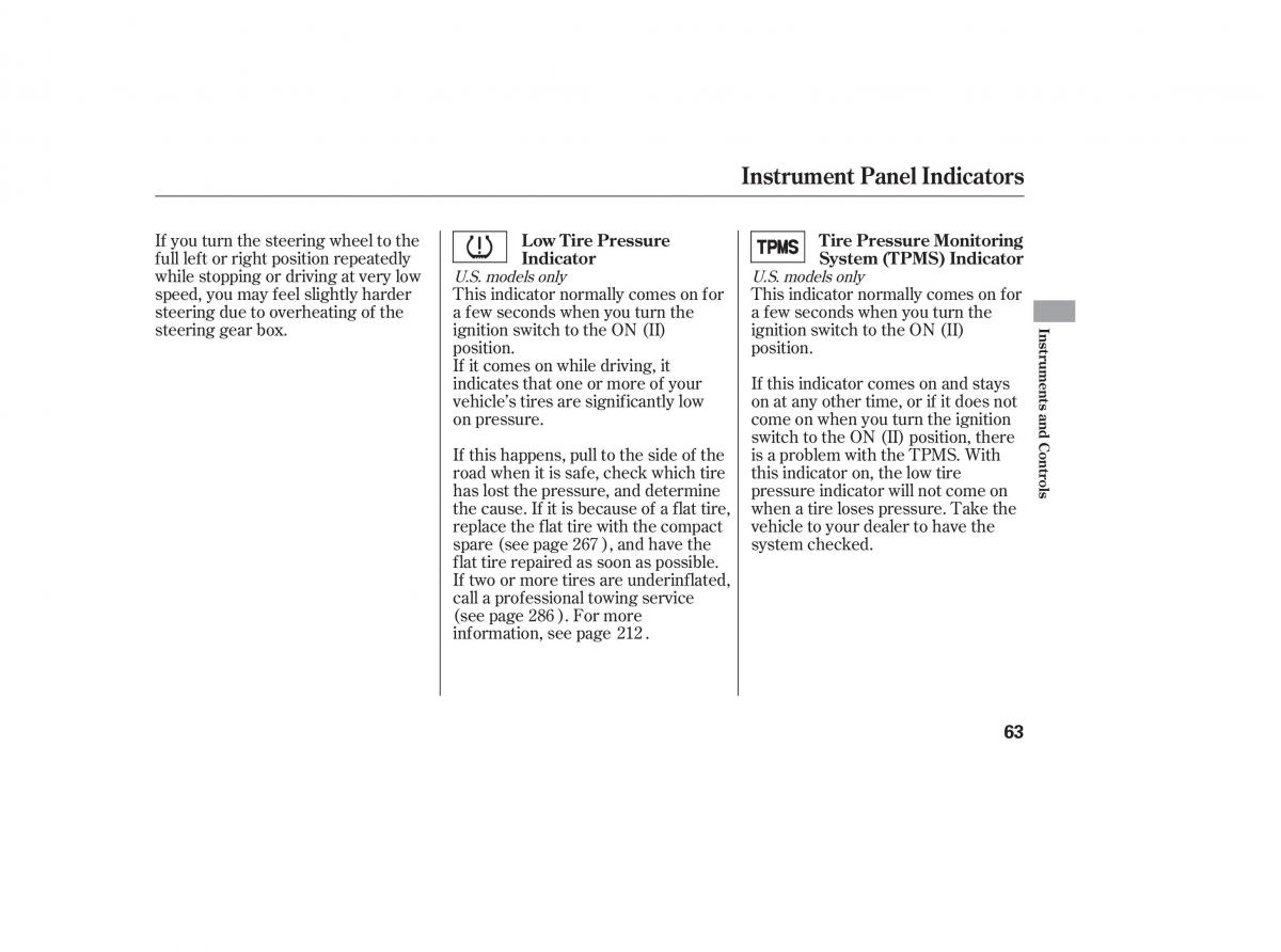 Honda Civic VIII 8 owners manual / page 138