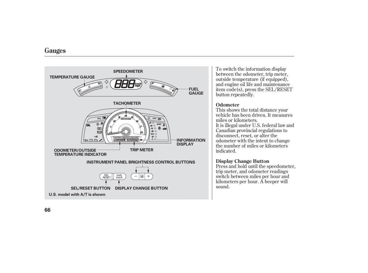 Honda Civic VIII 8 owners manual / page 141