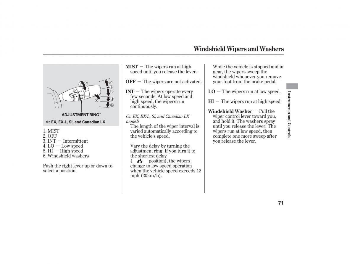 Honda Civic VIII 8 owners manual / page 147