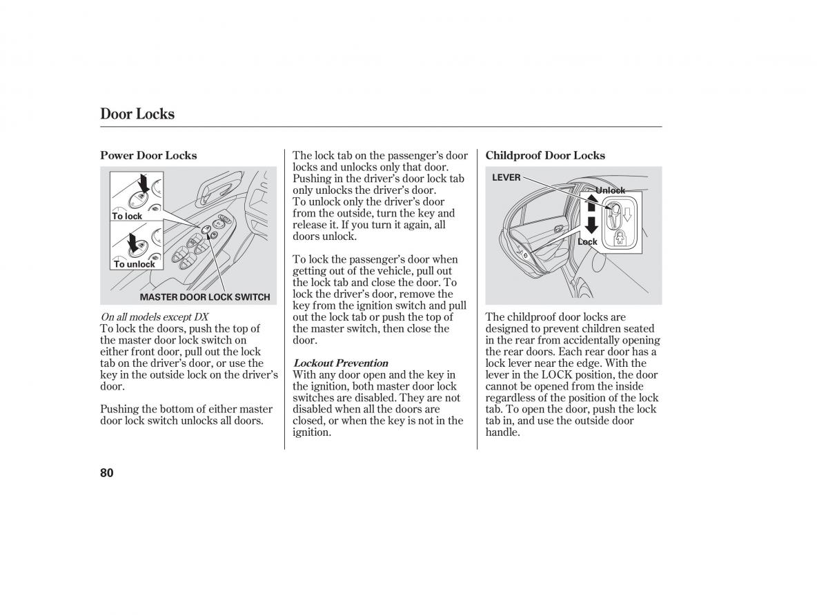 Honda Civic VIII 8 owners manual / page 159