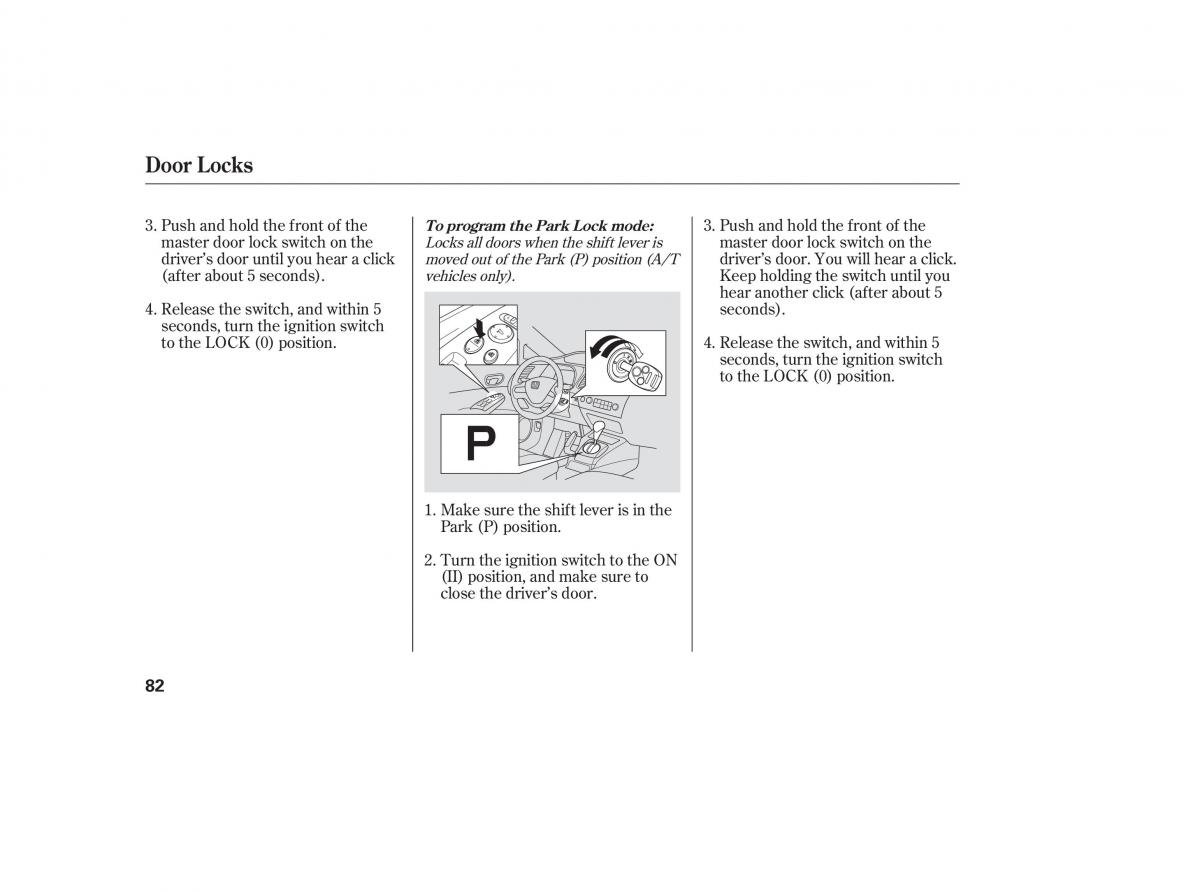 Honda Civic VIII 8 owners manual / page 161