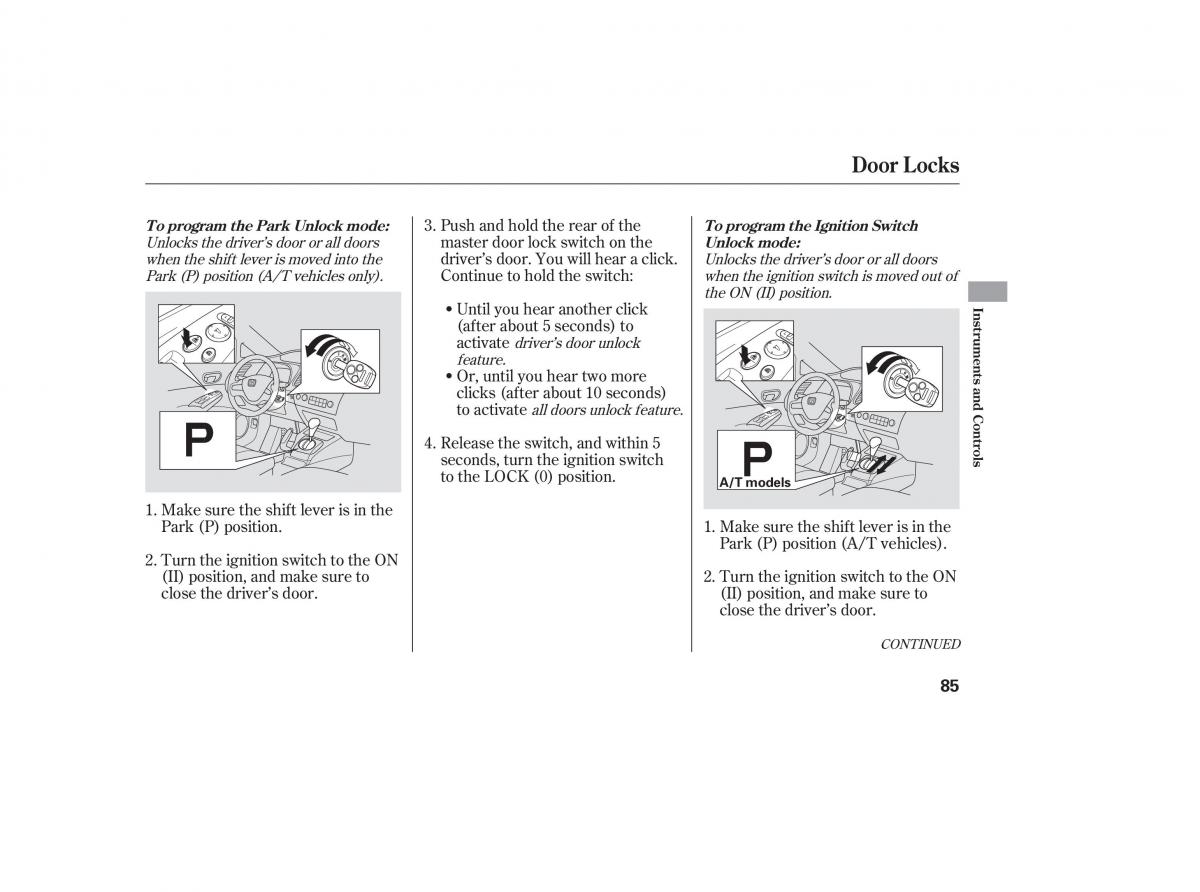 Honda Civic VIII 8 owners manual / page 165