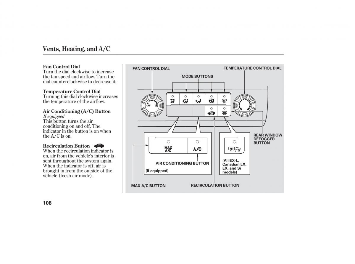 Honda Civic VIII 8 owners manual / page 192