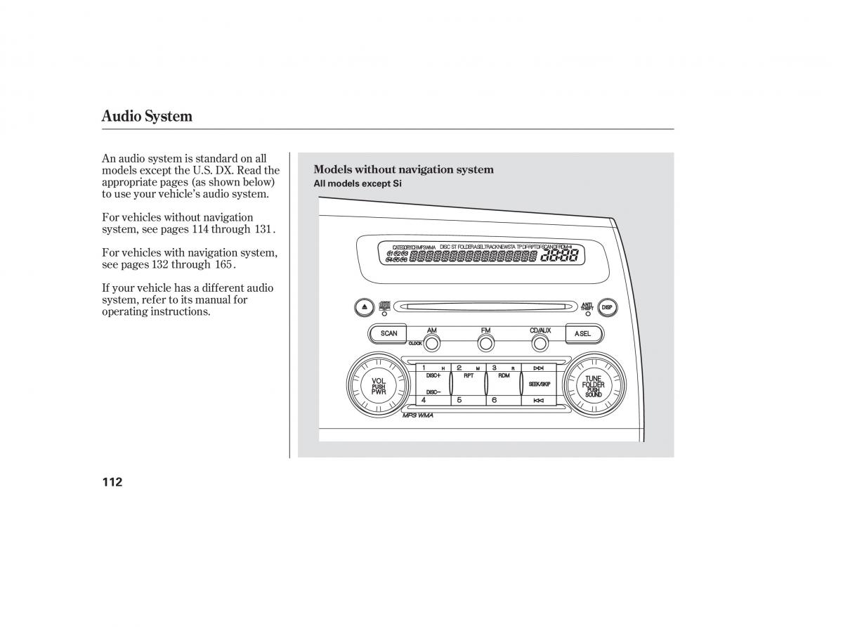 Honda Civic VIII 8 owners manual / page 197