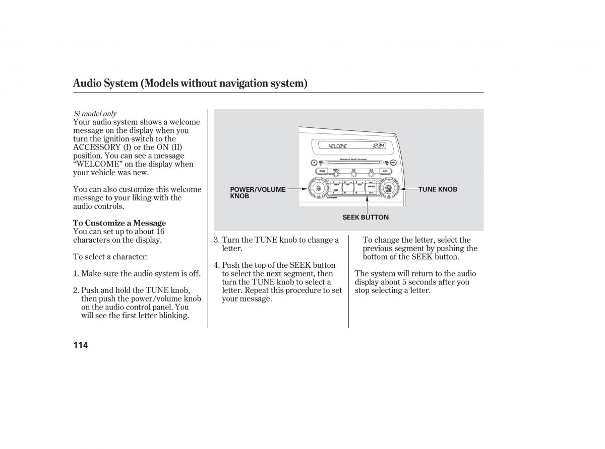 Honda Civic VIII 8 owners manual / page 199