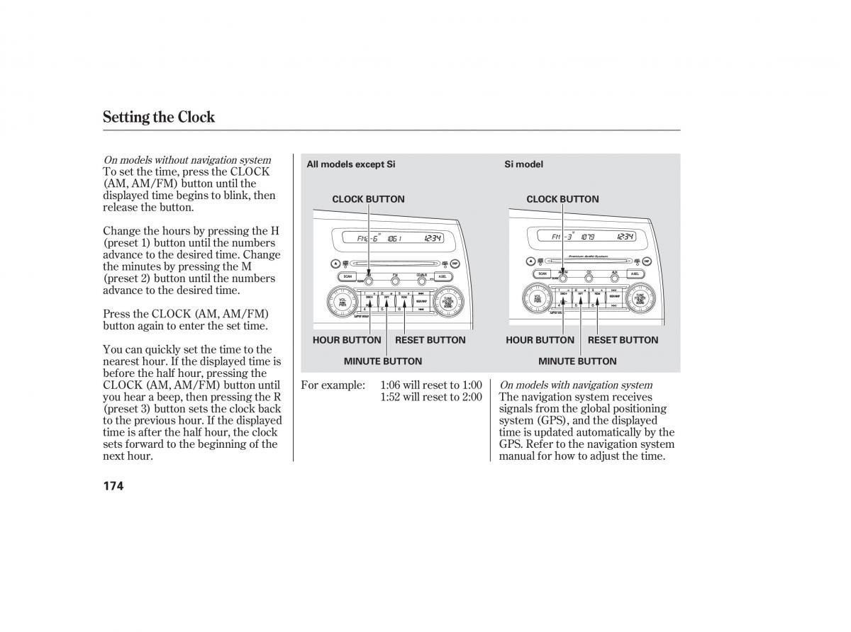 Honda Civic VIII 8 owners manual / page 260