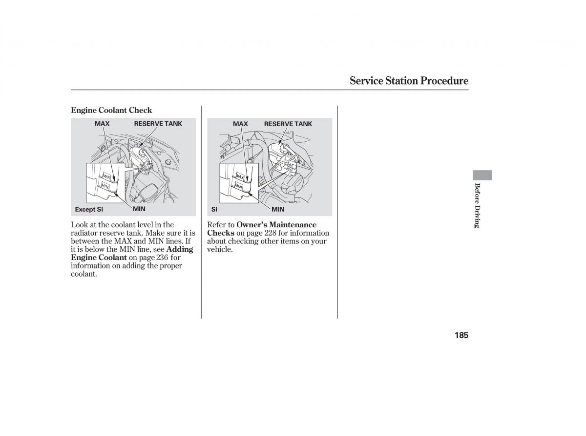 Honda Civic VIII 8 owners manual / page 273