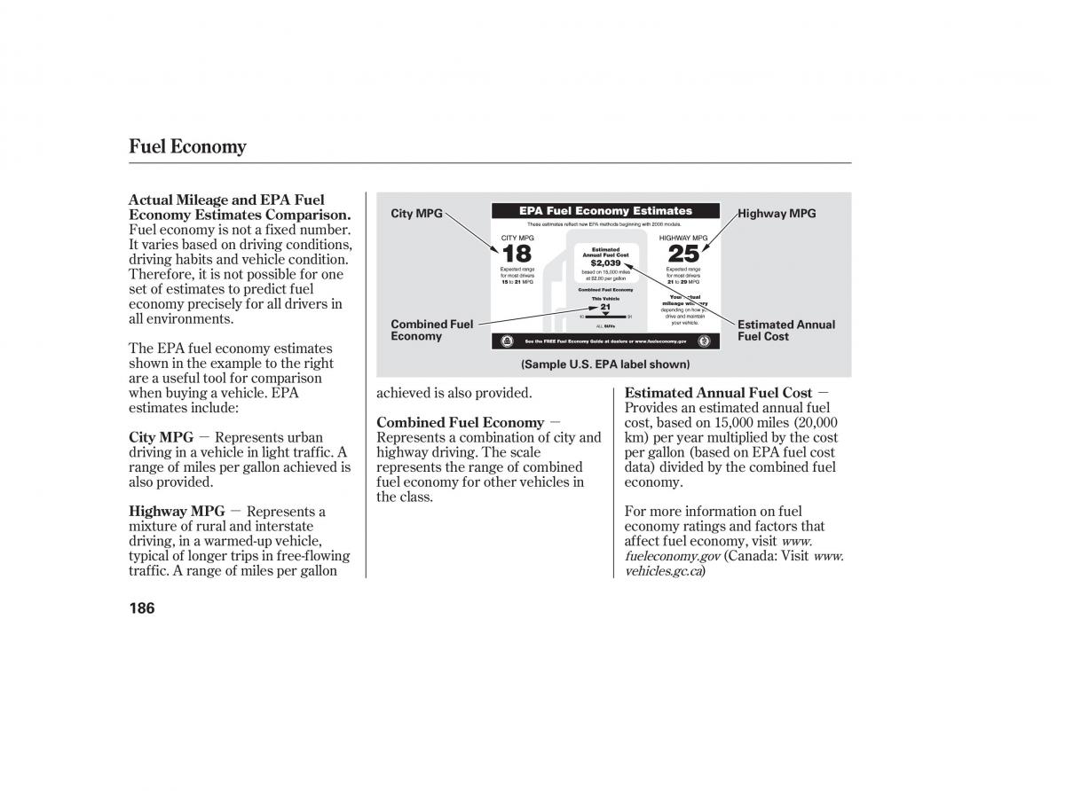 Honda Civic VIII 8 owners manual / page 274