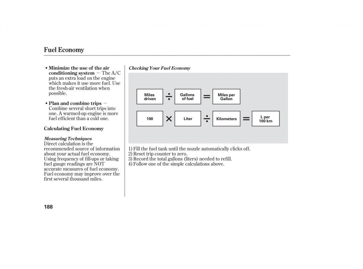 Honda Civic VIII 8 owners manual / page 276