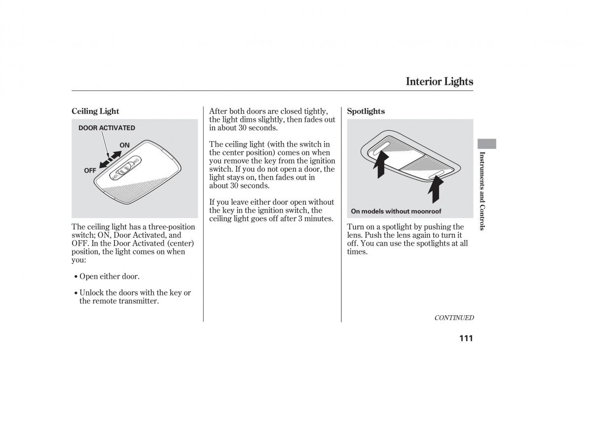 Honda Civic VIII 8 owners manual / page 29