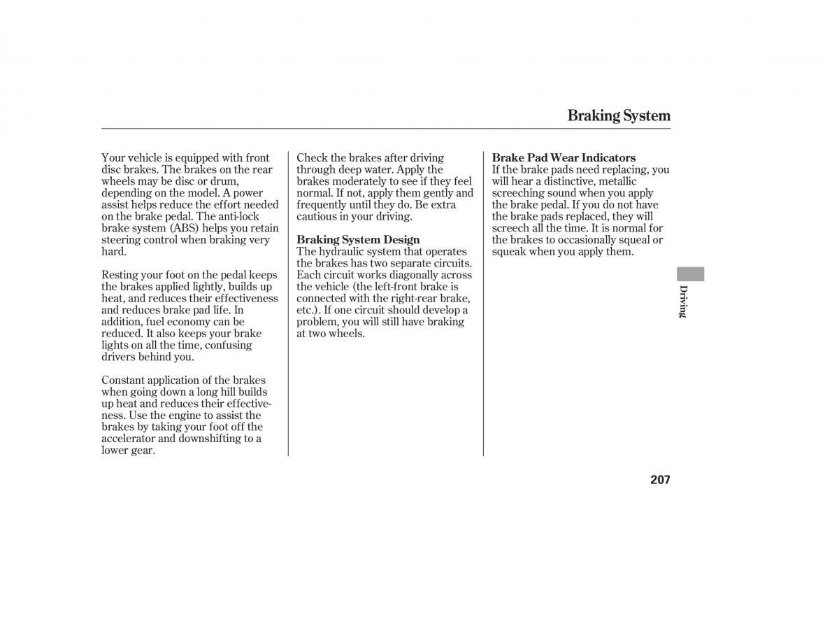 Honda Civic VIII 8 owners manual / page 294