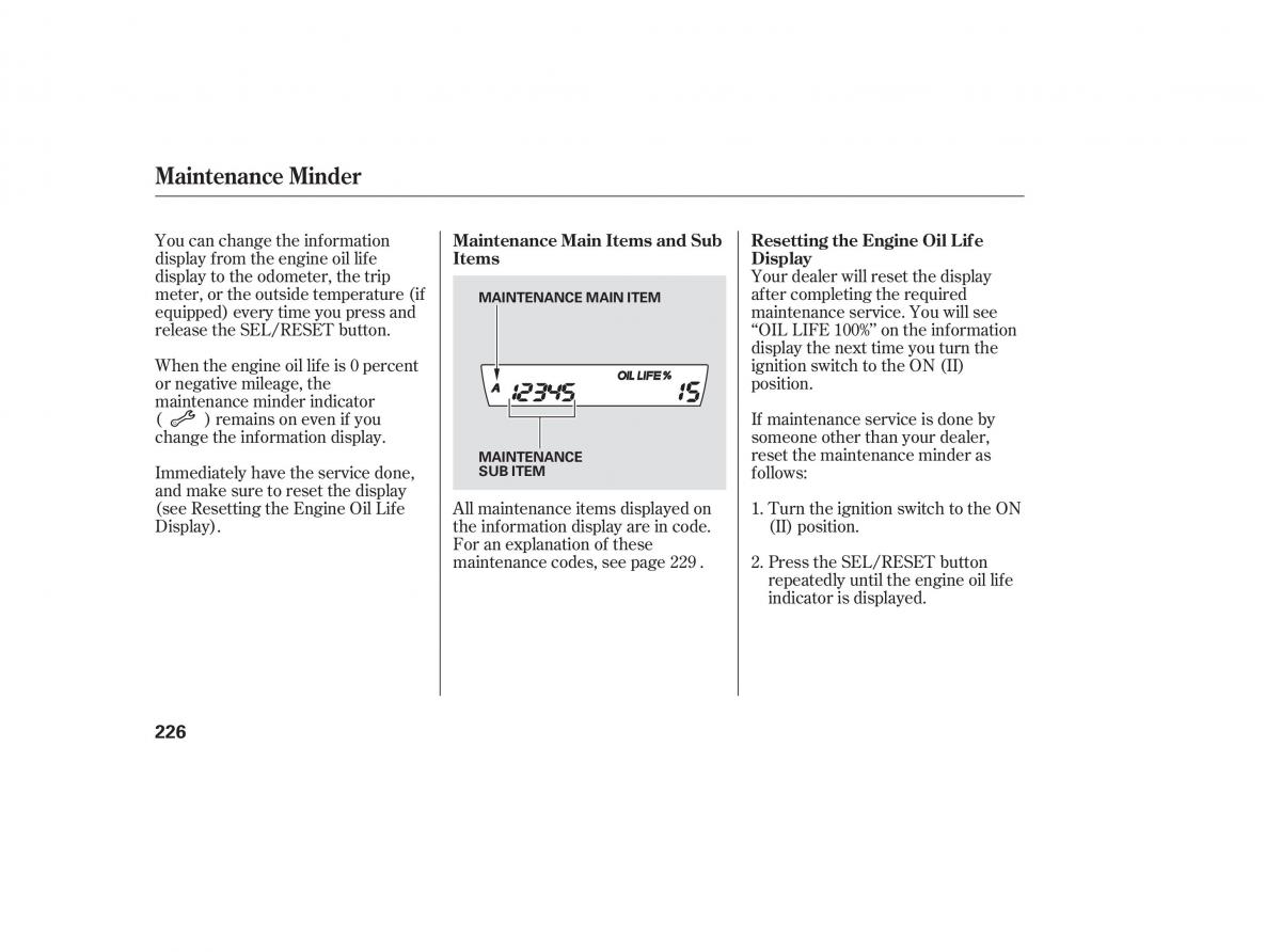 Honda Civic VIII 8 owners manual / page 312