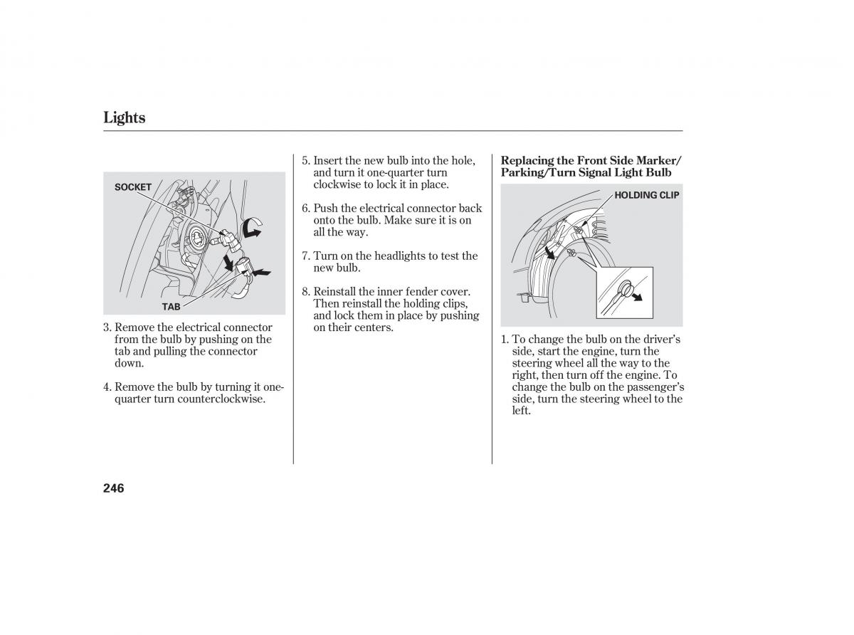 Honda Civic VIII 8 owners manual / page 336