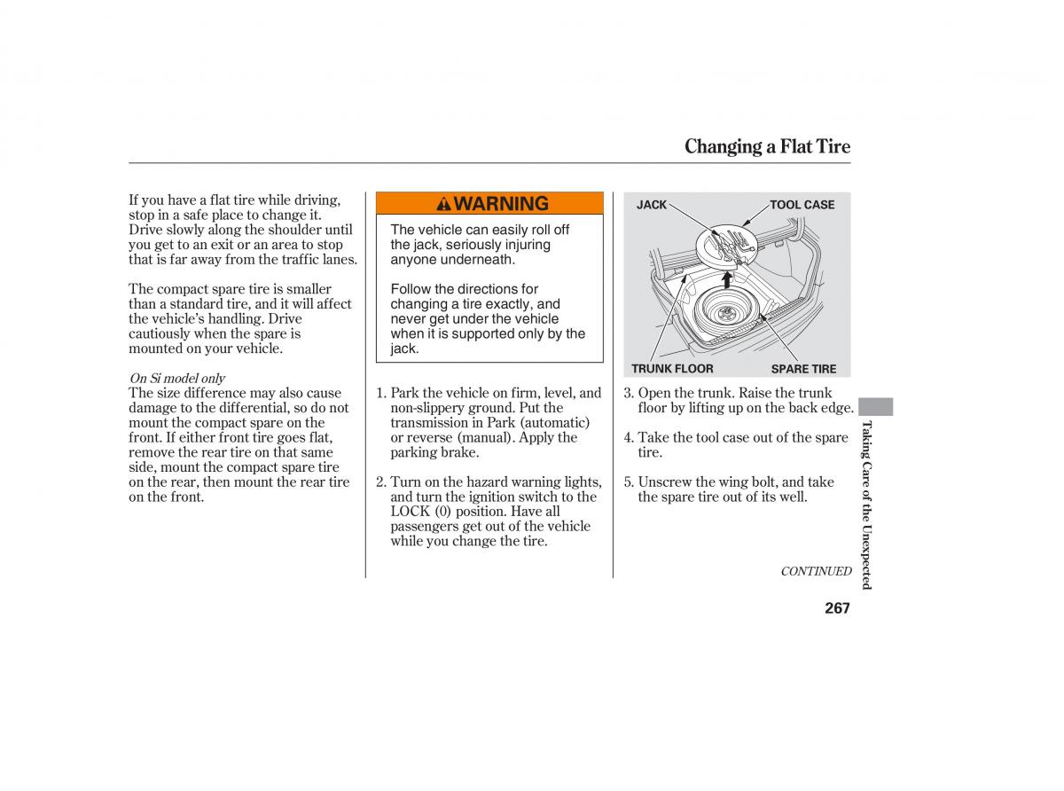 Honda Civic VIII 8 owners manual / page 359